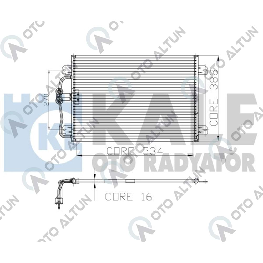 KLİMA RADYATÖRÜ MGN I 99-02