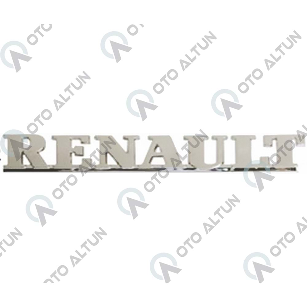 YAZI RENAULT ALTI BİTİŞİK