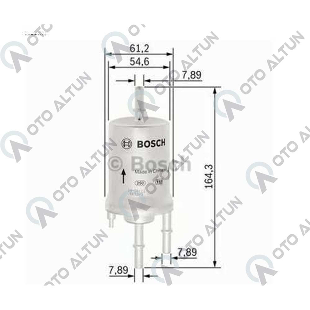 BENZİN FİLTRESİ Polo-V Fabia 3BAR