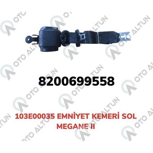 EMNİYET KEMERİ ÖN SOL MGN II