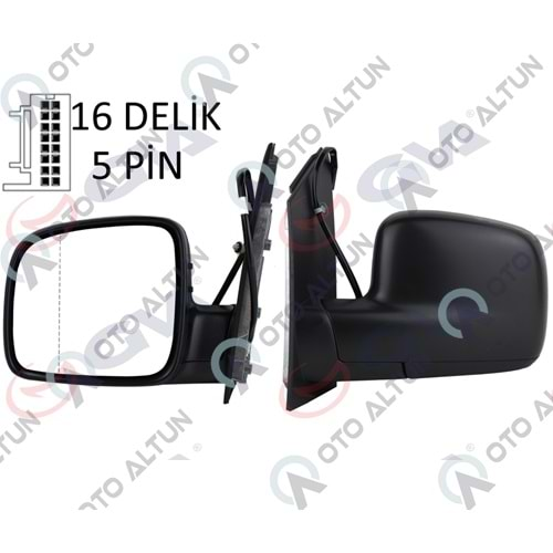 DİKİZ AYNASI DIŞ SOL Caddy 04> ELK.