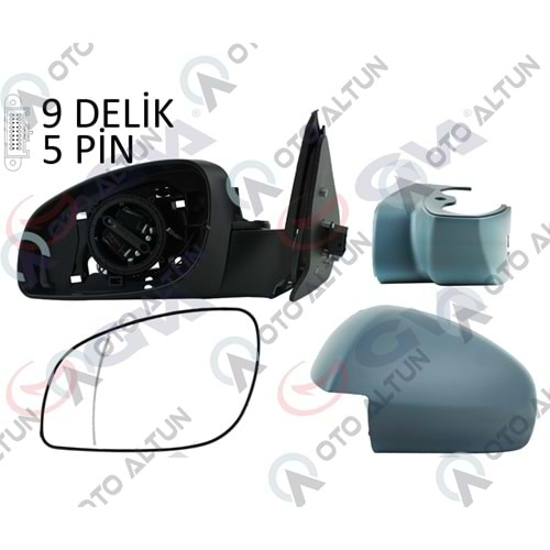 DİKİZ AYNASI DIŞ SOL Vectra-C 02-05 ELK.