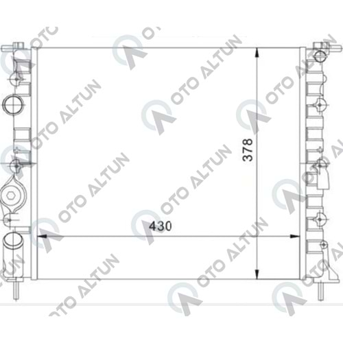 SU RADYATÖRÜ CLIO KNG 1.4 8v