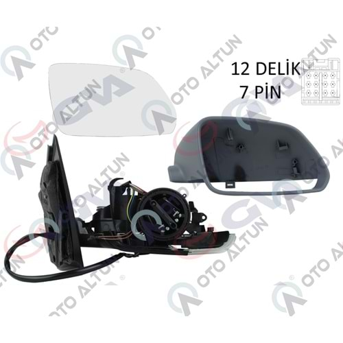 DİKİZ AYNASI DIŞ SAĞ Polo 05-09 ELK.SİNYALLİ